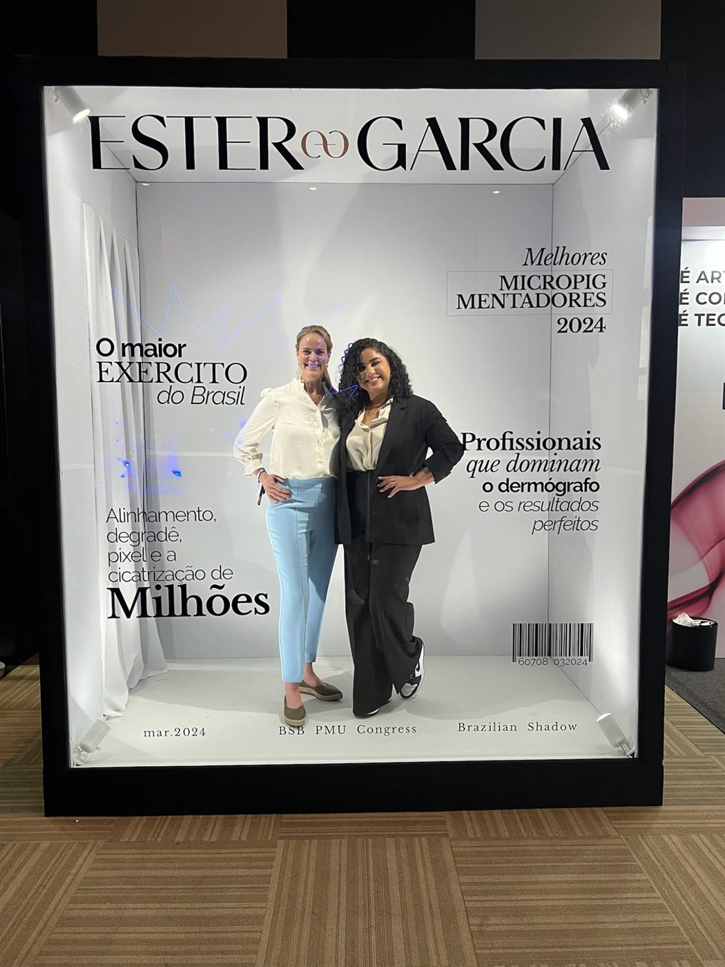Harlenne at the Ester Garcia feature, BSB PMU Congress
